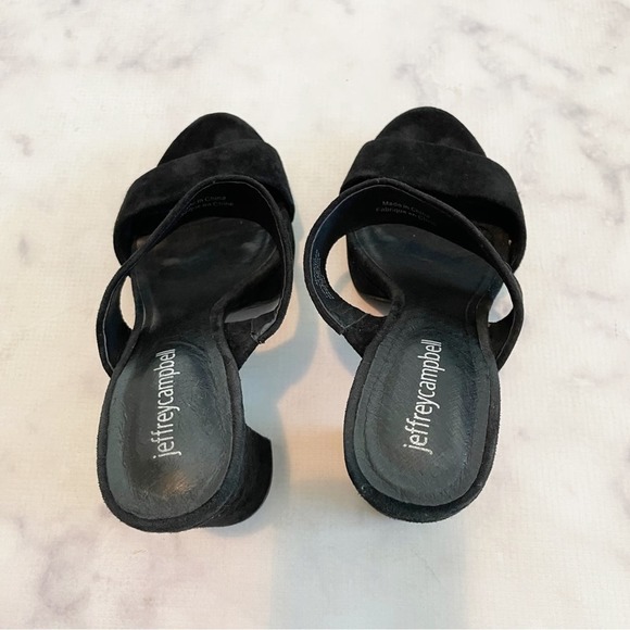 Jeffrey Campbell Adriana Suede Platform Mules - Picture 5 of 10